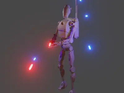 Star Wars B1 Battle Droid 3D model