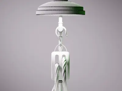 Lamp in mechanical or loft  style 3D model