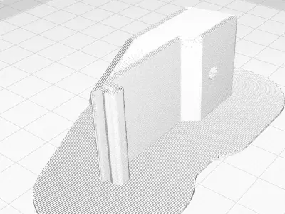 UPVC Plastic Run Up Blocks Risers For Windows And Doors 3D print model