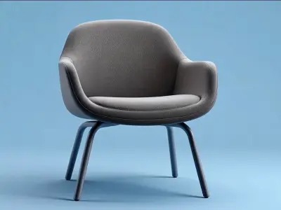 Office Guest Chair 3D model