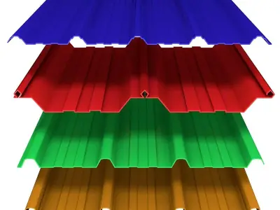 Metal Roof Sheet 3D model