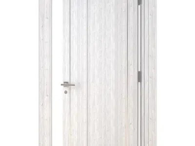 Door-076 wooden door 3D model