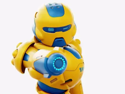 COMBAT DROID COLOBO  RIGGED 3D model