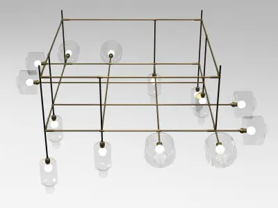 Vesoi Ambaraba Cici Cluster Chandelier 3D model