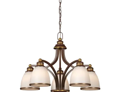 Hanging chandelier A9518LM-5BA 3D model