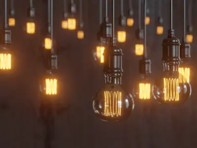 LIght Bulb 3D model Low-poly 3D model