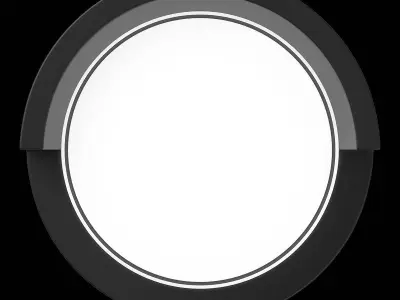 3821xx Paletto Lightstar LED street lamp 3D model