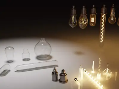 Light Bulb Kit 3D model