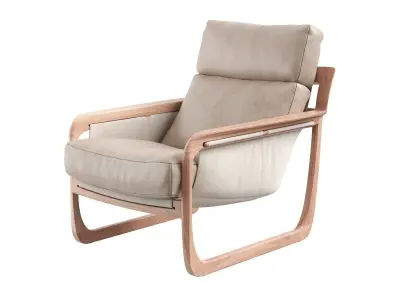 Pitu Chaise Lounge 3D model