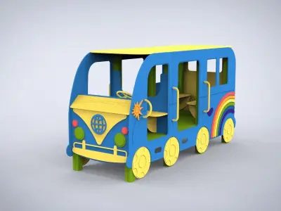 Playground for kids 3D model order
