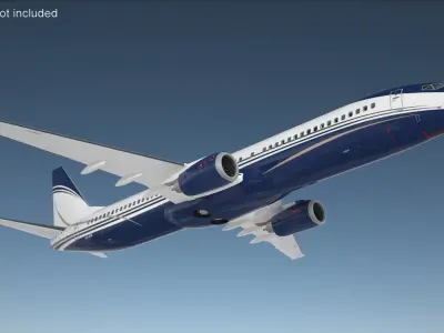  Boeing 737-900 Aircraft with Luxury Interior and Cockpit 