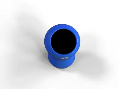 Urban Trash Container Low-poly 3D model purchase