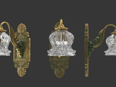 Street Lamp 3D model 10