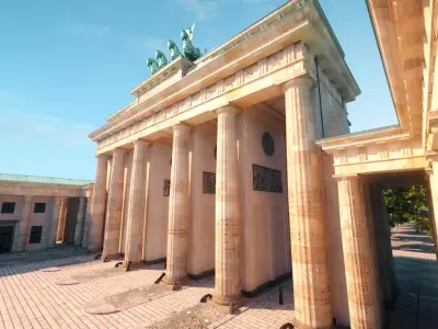 Brandenburg Gate  Brandenburger Tor   3D model