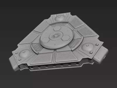 Base SciFi 02 3D print model