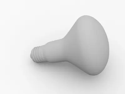 Reflector Light Bulb 3D model