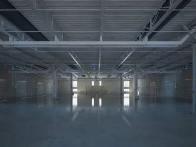  Exhibition Hall 5 3D model