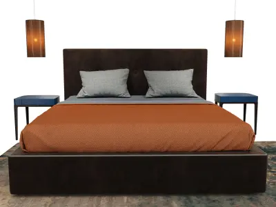 Madama Lema Bed 3D model