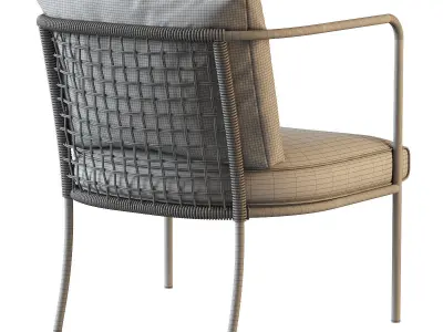 CAFE Garden easy chair 3D model