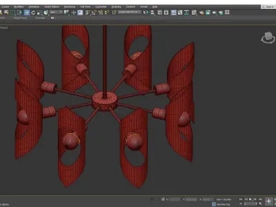 Vickery 89008 Arteriors Home Low-poly 3D model