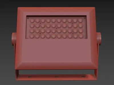 Outdoor industrial Lighting Module  9 3D model