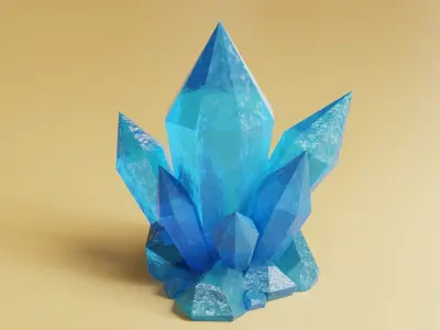Crystal 3D model purchase
