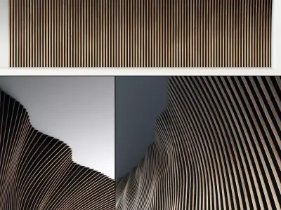 Parametric panel hall n1 3D model