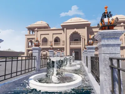 Indian architecture  3D model purchase