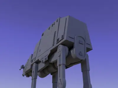 Imperial AT AT  Low-poly 3D model