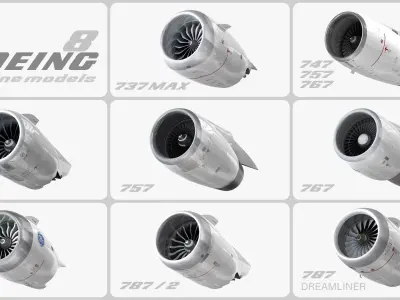  Boeing Engine Bundle 