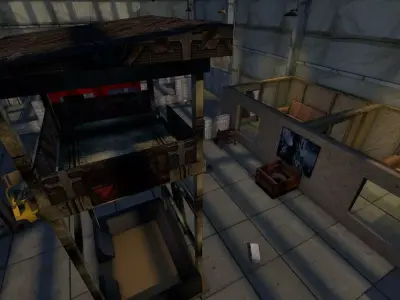 Military Map Low-poly 3D model