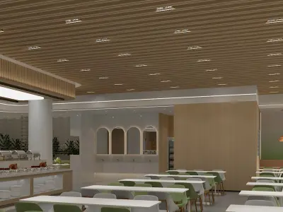  restaurant  interior 3D model