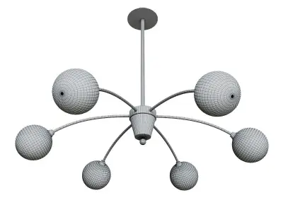 Nordic Sunlight Pendant Lamp Simig 3D model