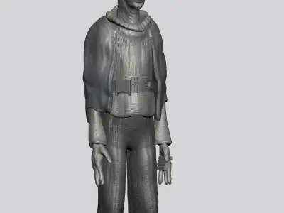 Full Body Sci Fi Creature  3D print model