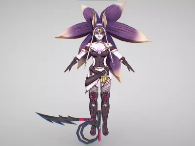 Juliante - Dragon Quest X - Demon Boss Low-poly 3D model