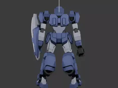 Azure Knight 3D model