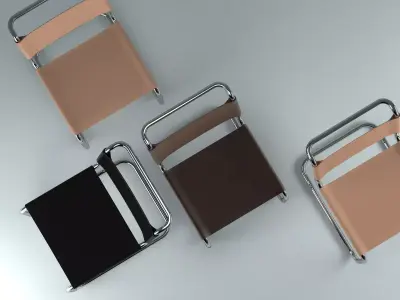 S 33 two chairs 3D model