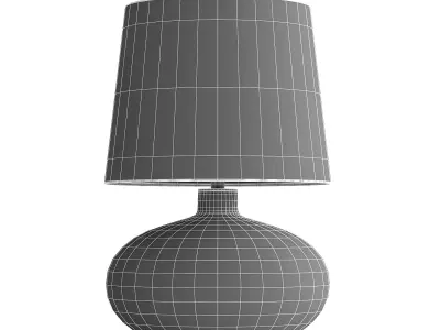 Black Table Lamp 3D model shop