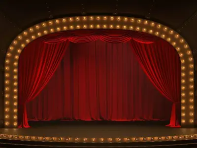 Cabaret scene 3D model