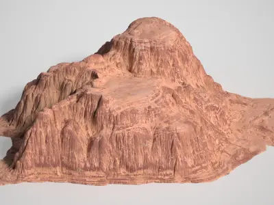 8 Modular Desert Canyons - 241103 Low-poly 3D model