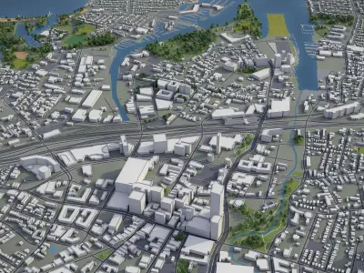 Stamford  Low-poly 3D model