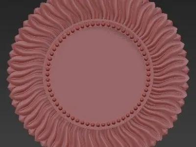 Wall mirror 6 3D model