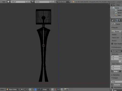 Floor lamps 3D model