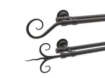 Curtain Rods No2 3D model