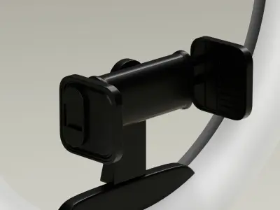Tripod with Ring Light 3D model