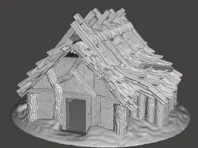 Iron Age House 3D print model