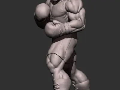 Balrog Street Fighter 3D print model