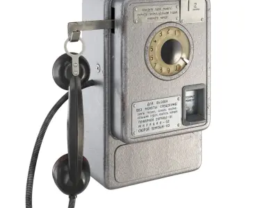 Payphone AMT-47 v1 3D model