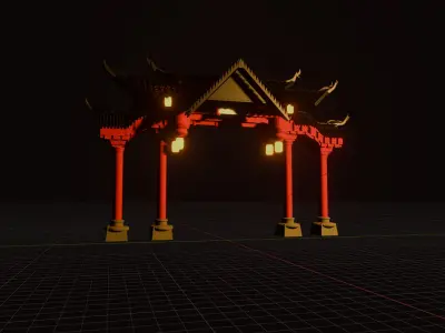 Tori Japanese  3D model