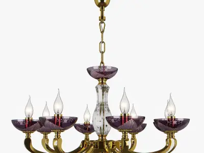 697082 Barcato Osgona Chandelier 3D model
